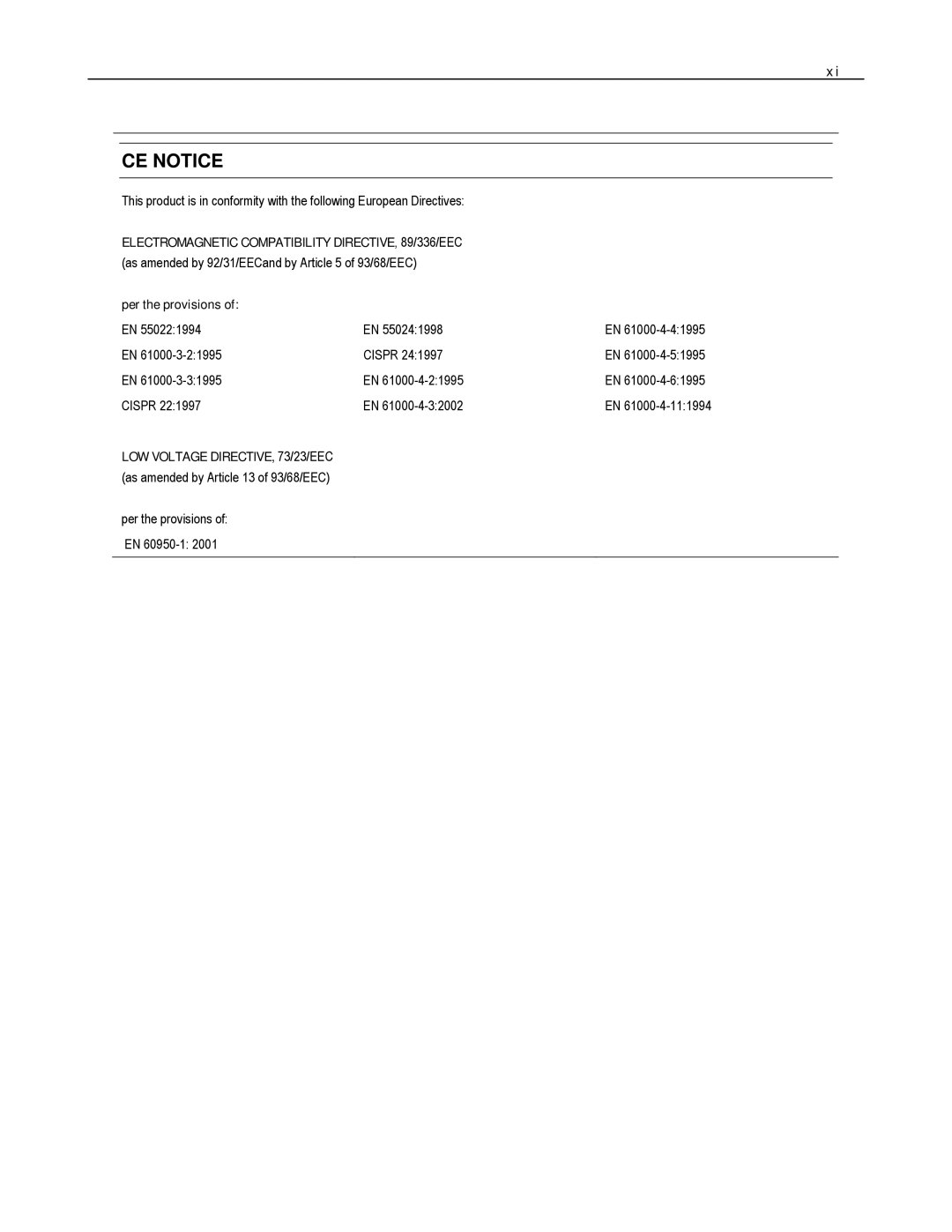 Toshiba EVR16-X, EVR8-X, EVR32-X, HVR32-X, HVR8-X, HVR16-X user manual CE Notice 