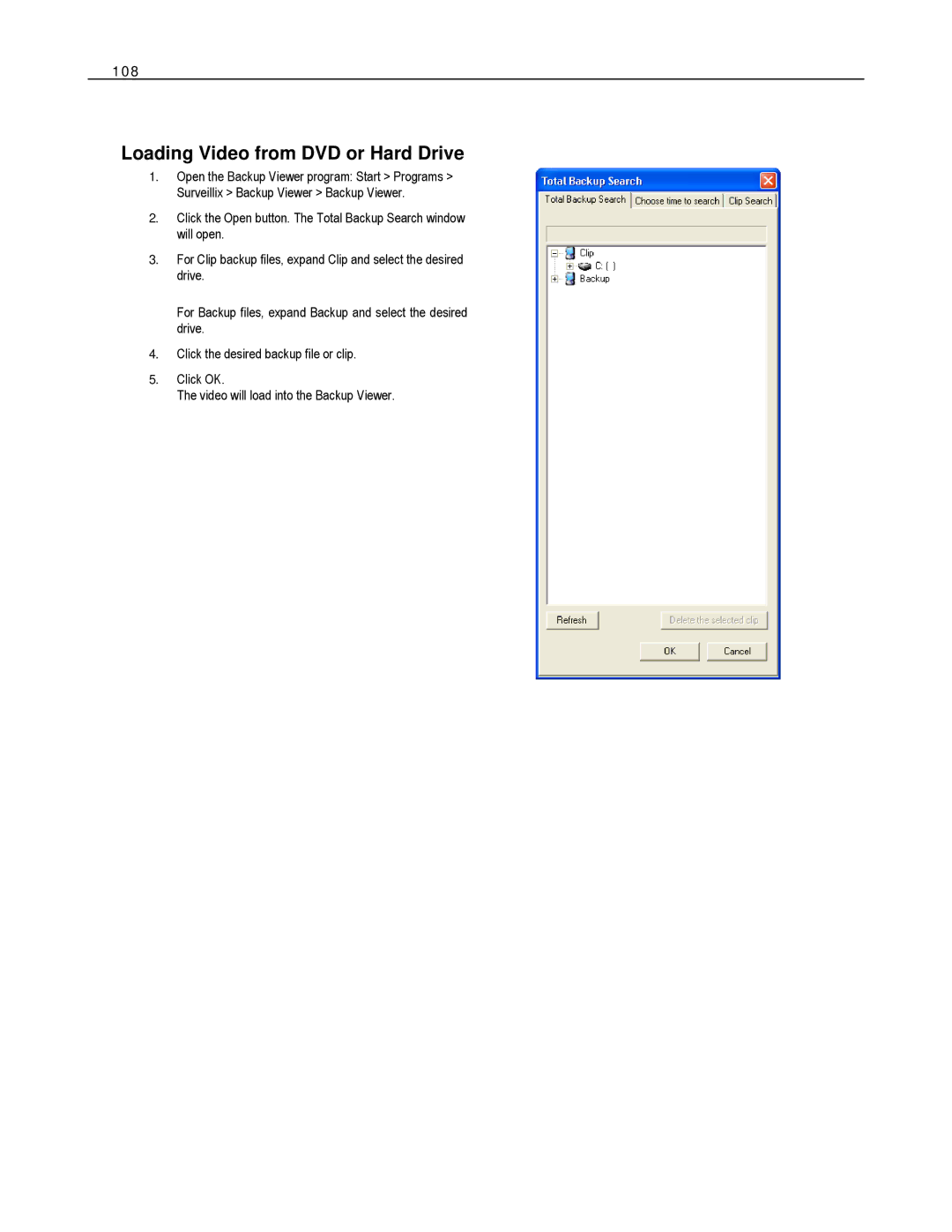 Toshiba EVR8-X, EVR32-X, HVR32-X, HVR8-X, HVR16-X, EVR16-X user manual Loading Video from DVD or Hard Drive, 108 