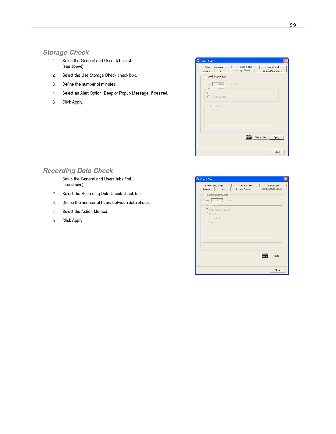 Toshiba EVR16-X, EVR8-X, EVR32-X, HVR32-X, HVR8-X, HVR16-X user manual Storage Check, Recording Data Check 