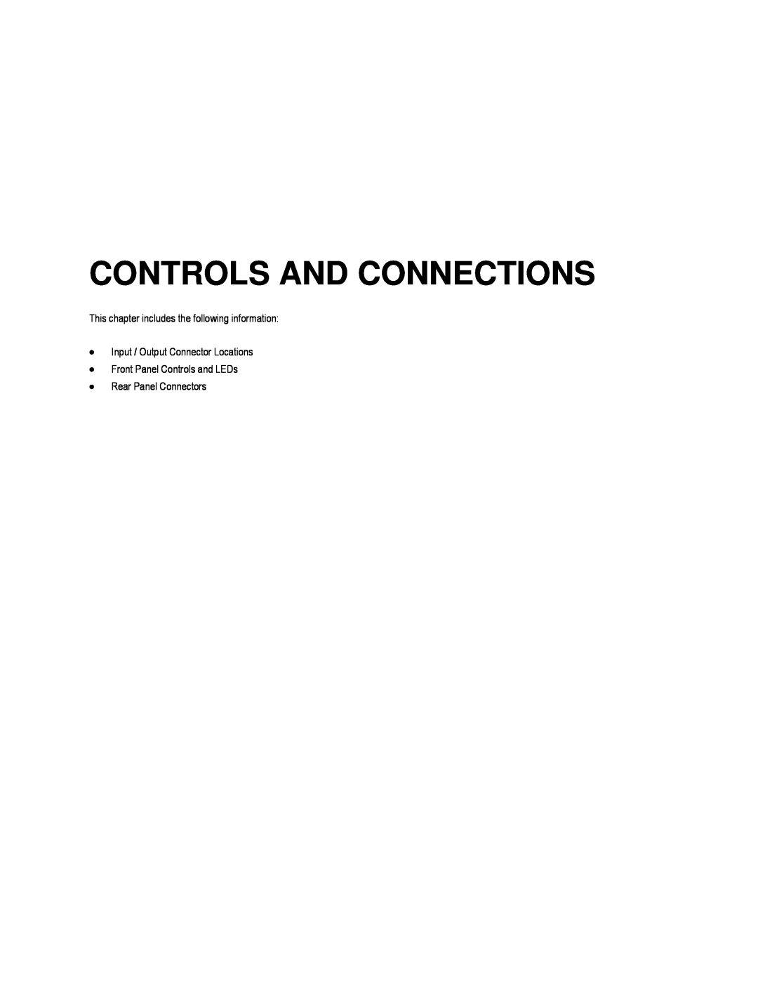 Toshiba EVR16-X, EVR8-X Controls And Connections, This chapter includes the following information, Rear Panel Connectors 