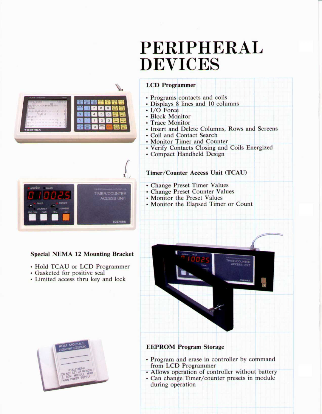 Toshiba EX20 Plus, 40 Plus manual Peripheral Devices 