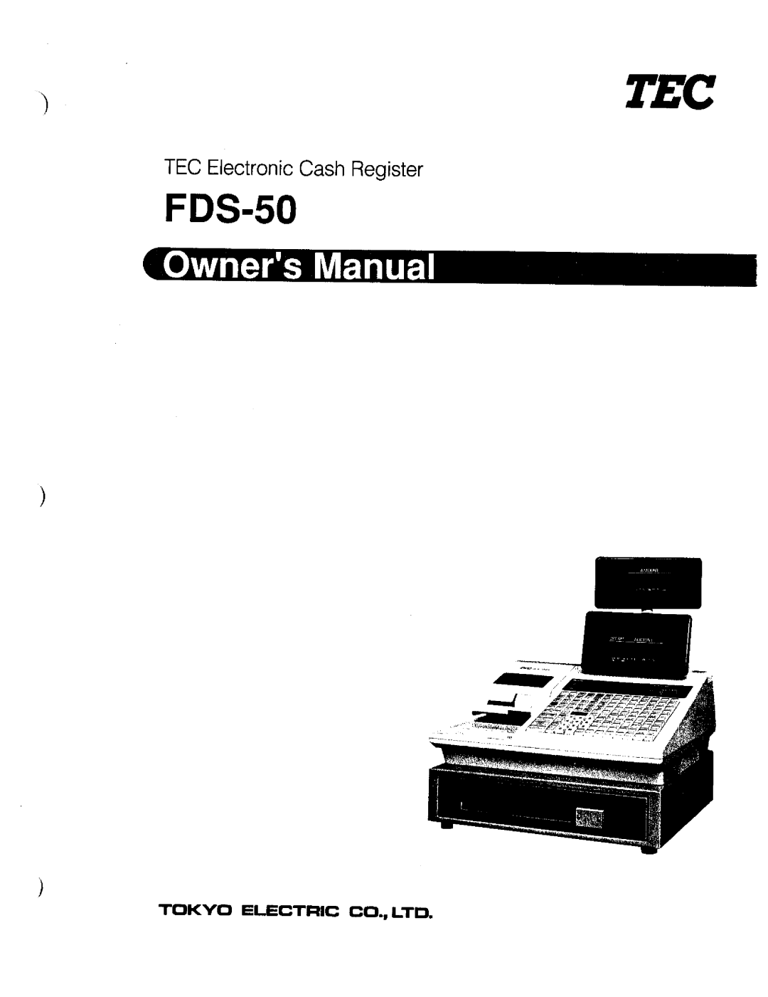 Toshiba FDS-50 manual 