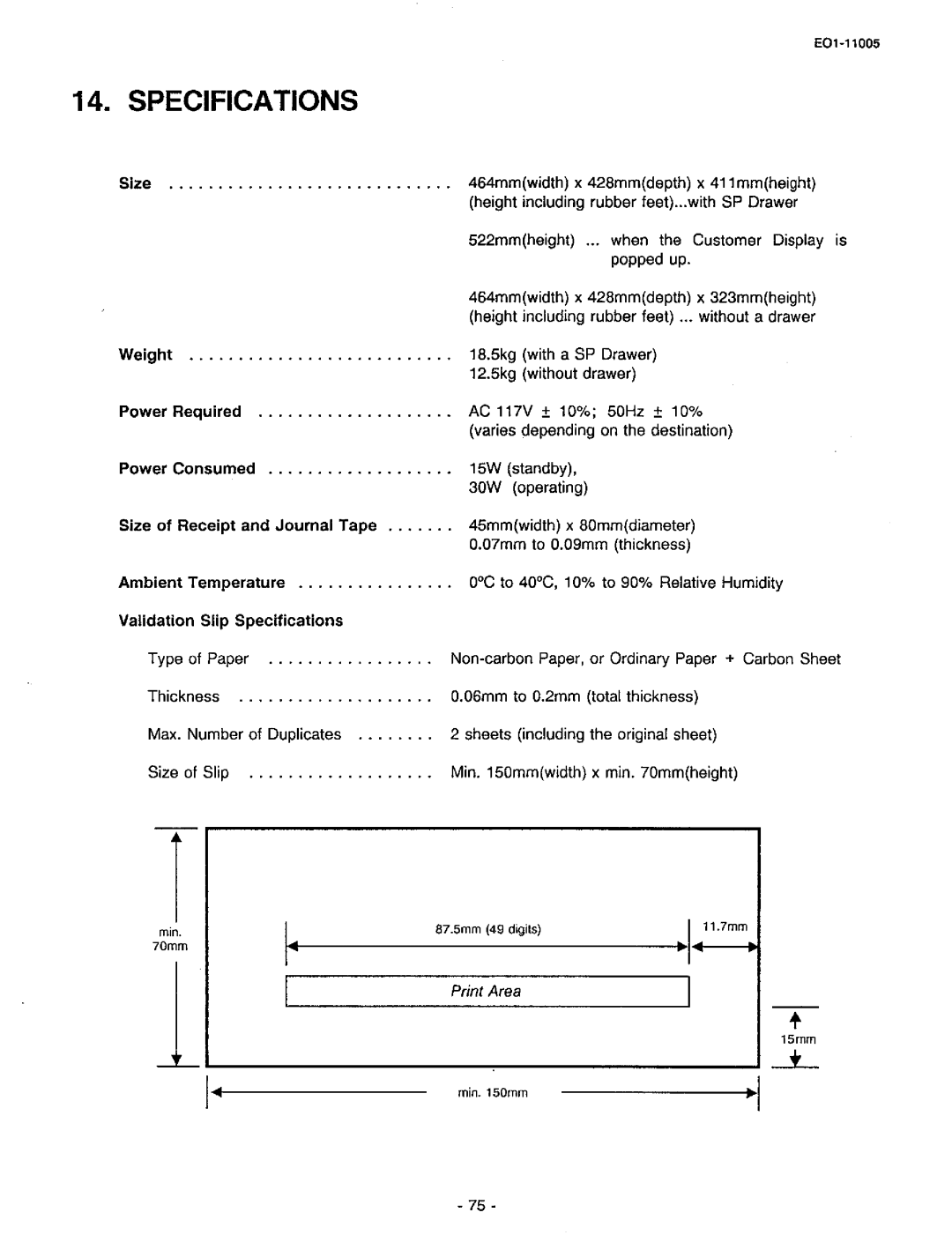 Toshiba FDS-50 manual 
