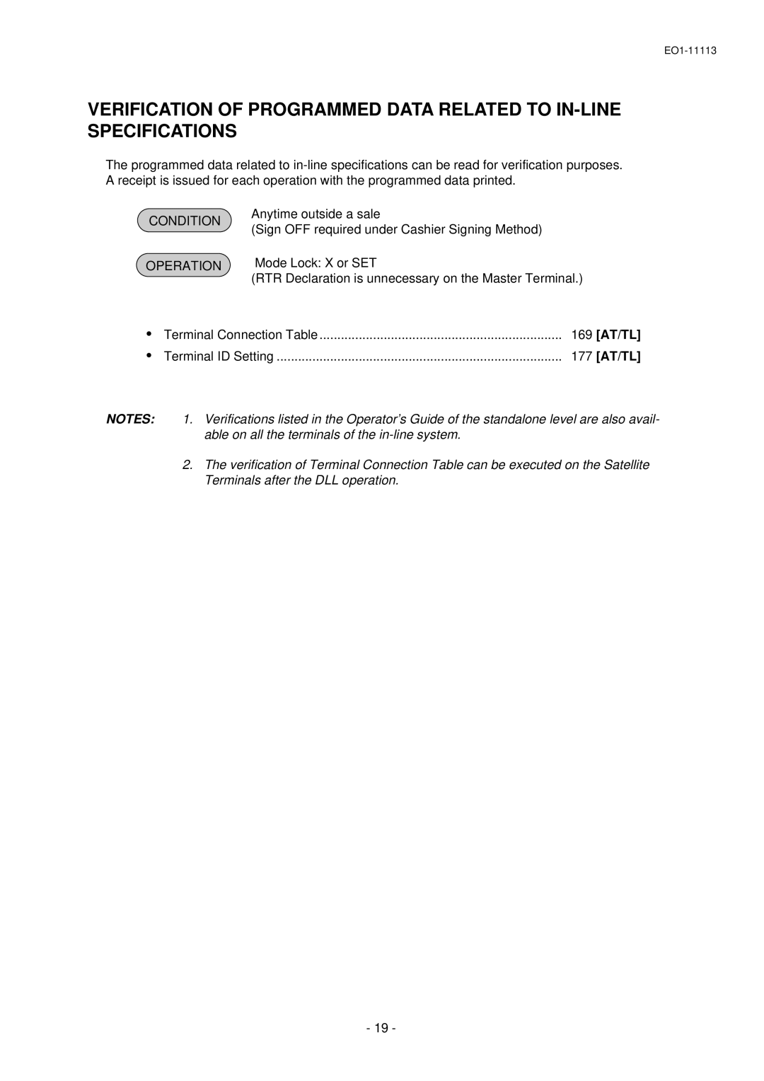 Toshiba FS-1650-4 SERIES, EO1-11099, EO1-11113 owner manual 169 AT/TL, 177 AT/TL 