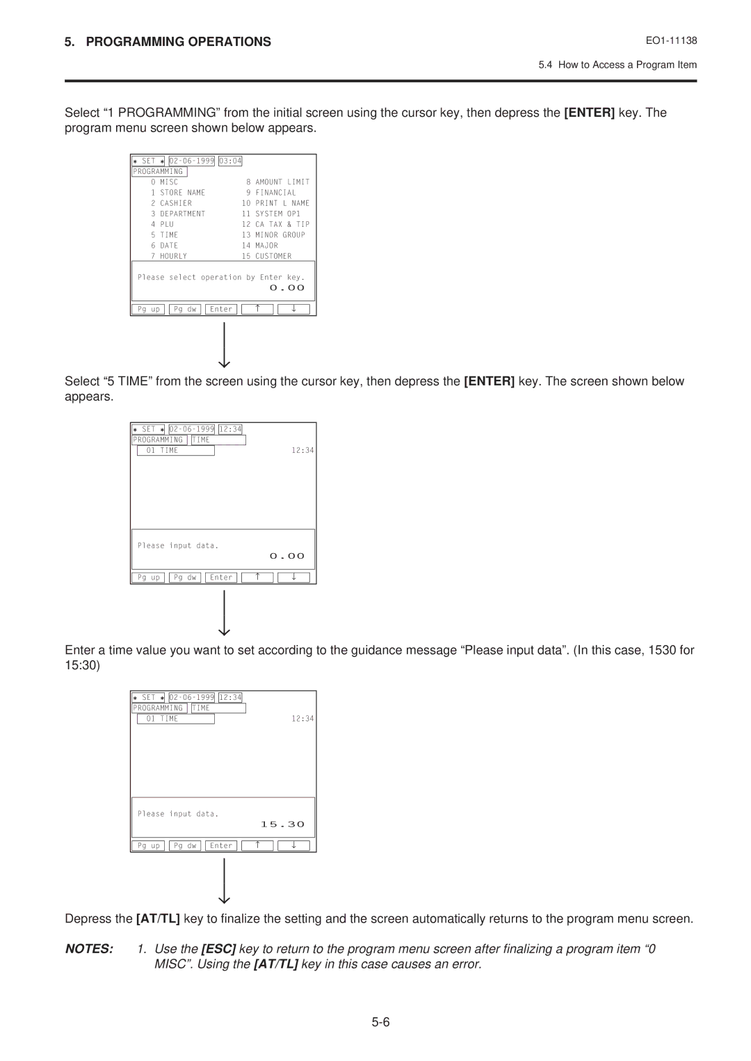 Toshiba FS-2600-1 owner manual 15.30 