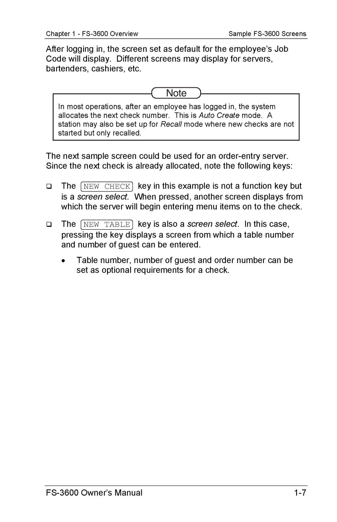 Toshiba owner manual FS-3600 Overview Sample FS-3600 Screens 