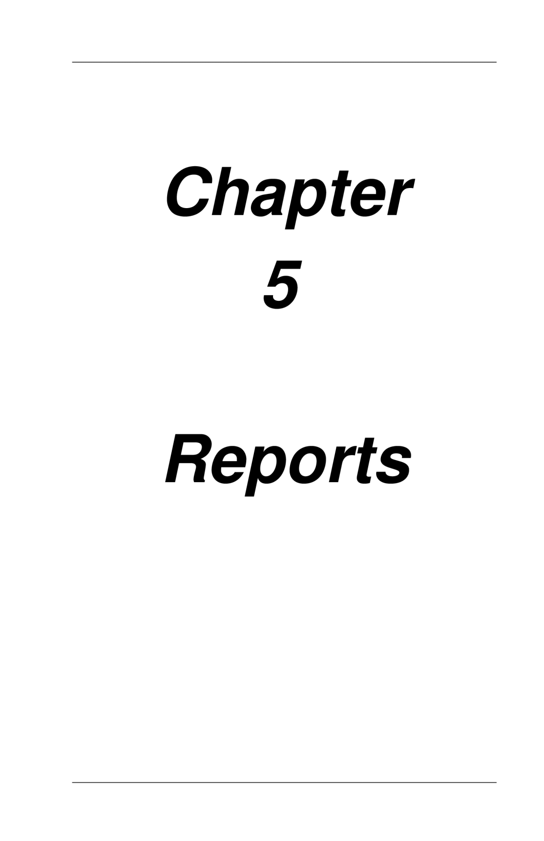 Toshiba FS-3700 Series owner manual Chapter Reports 