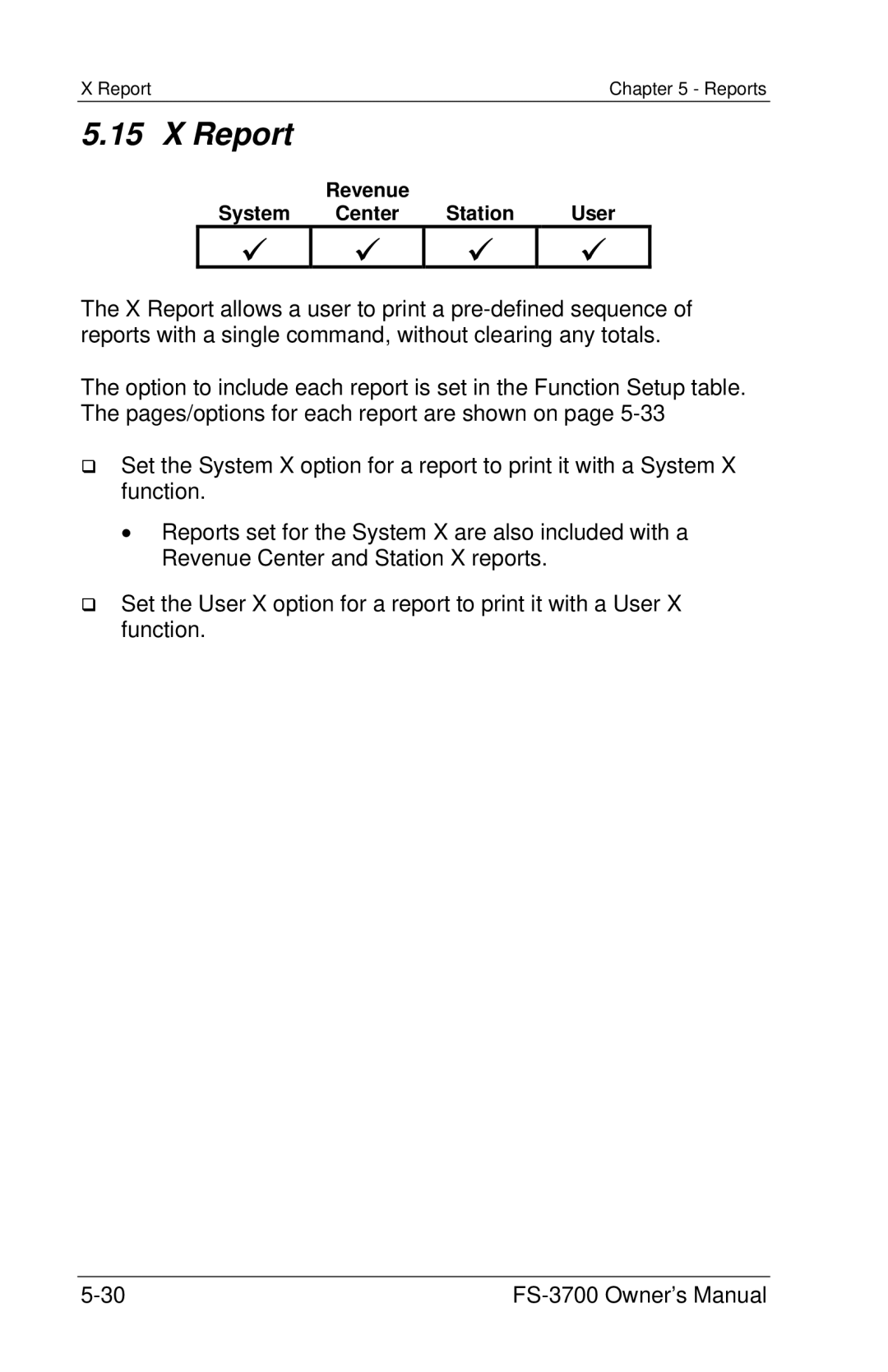 Toshiba FS-3700 Series owner manual Report 