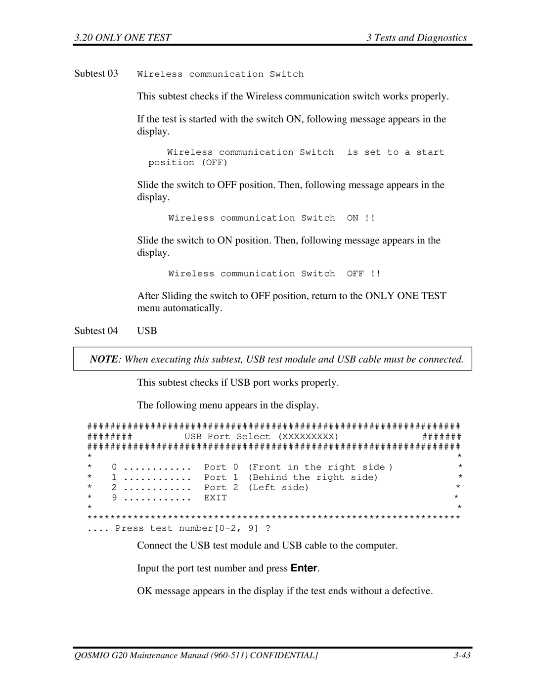 Toshiba G50 manual Exit 