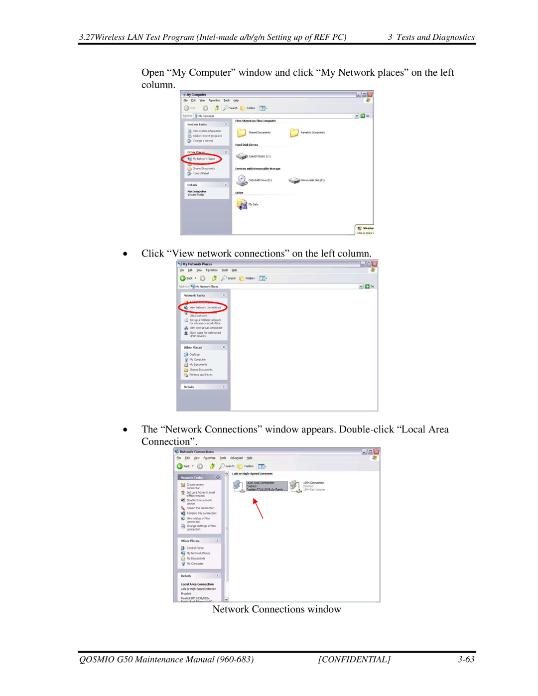 Toshiba G50 manual Confidential 