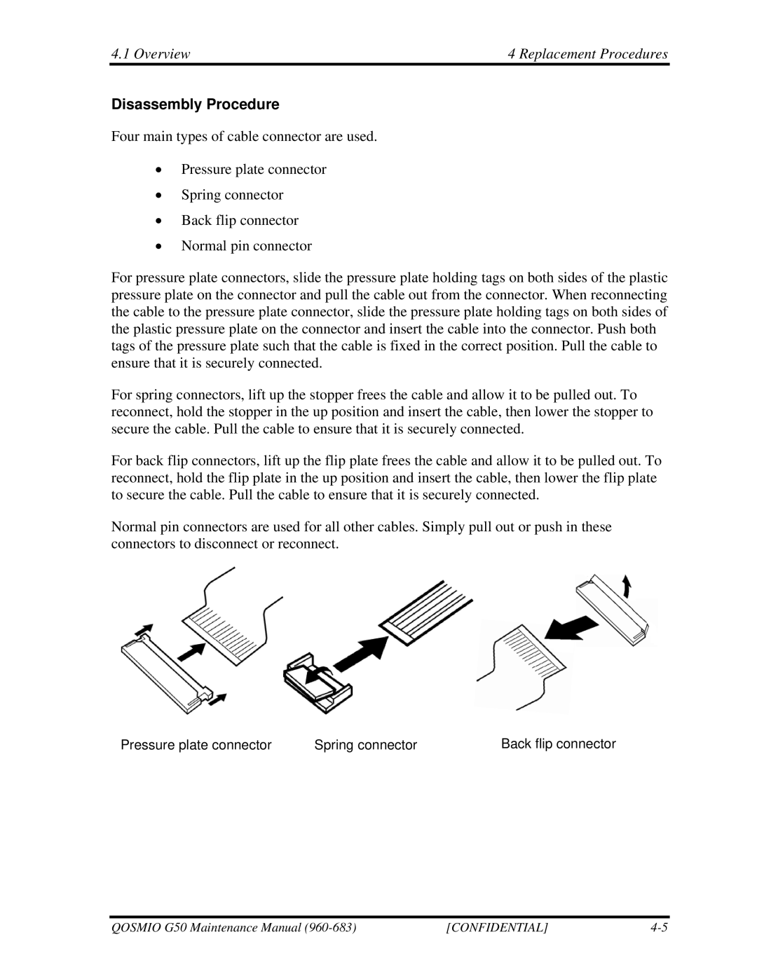 Toshiba G50 manual Disassembly Procedure 