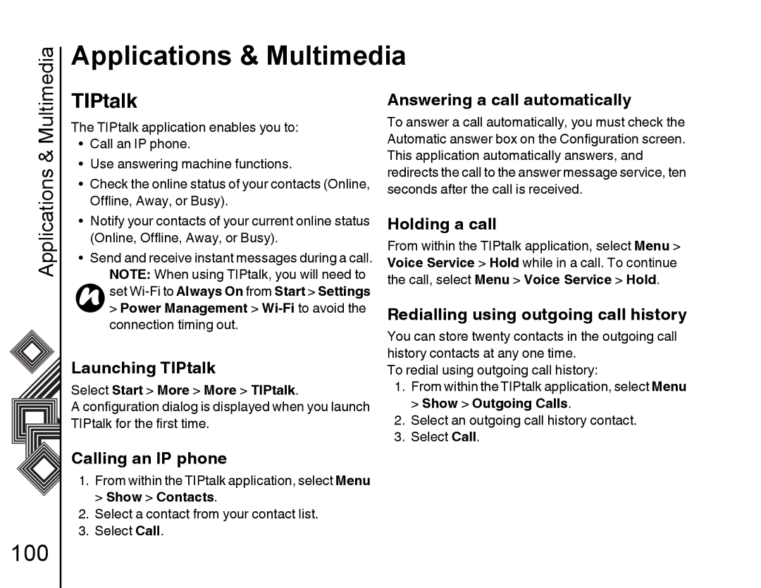 Toshiba G500 manual TIPtalk 