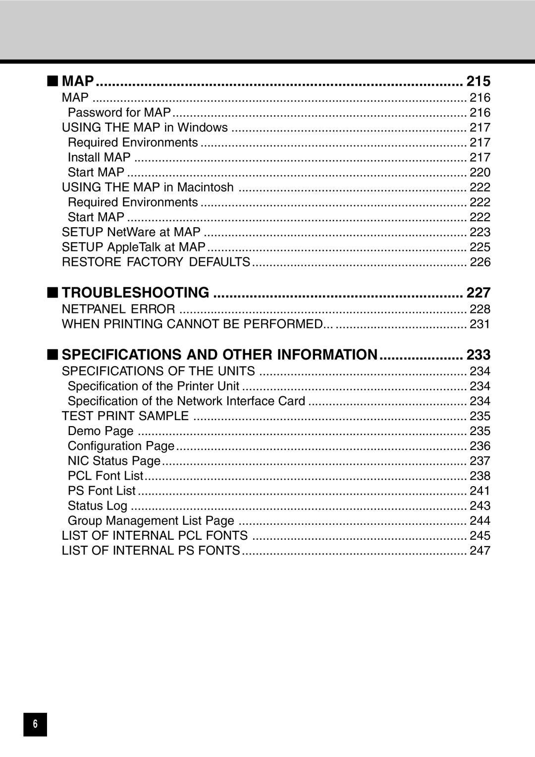 Toshiba GA-1031 manual Troubleshooting 