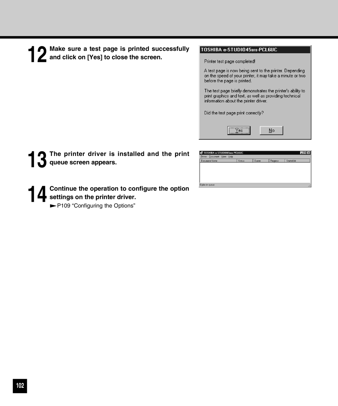 Toshiba GA-1040 manual 102 