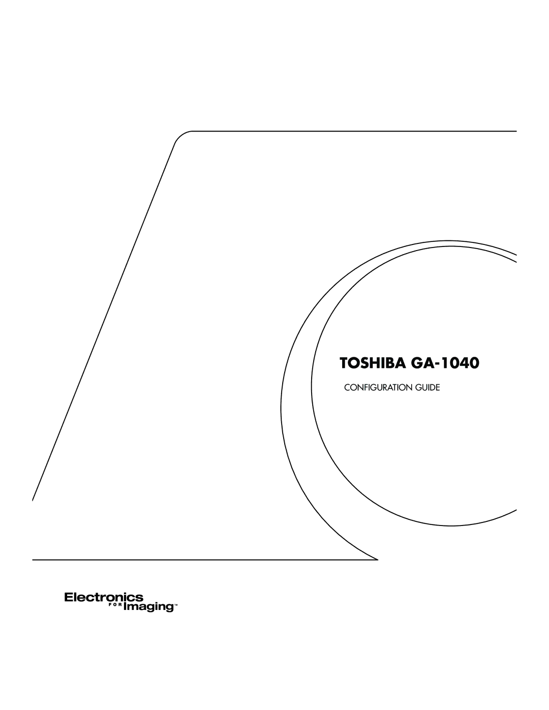 Toshiba manual Toshiba GA-1040 