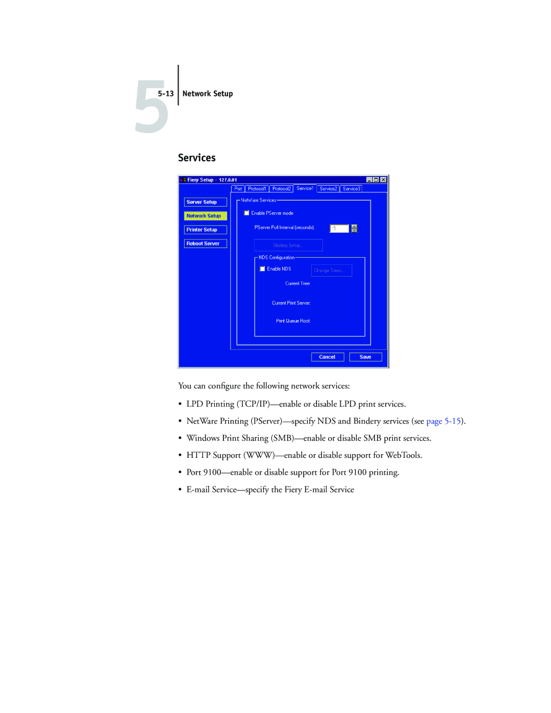 Toshiba GA-1120 manual Services 