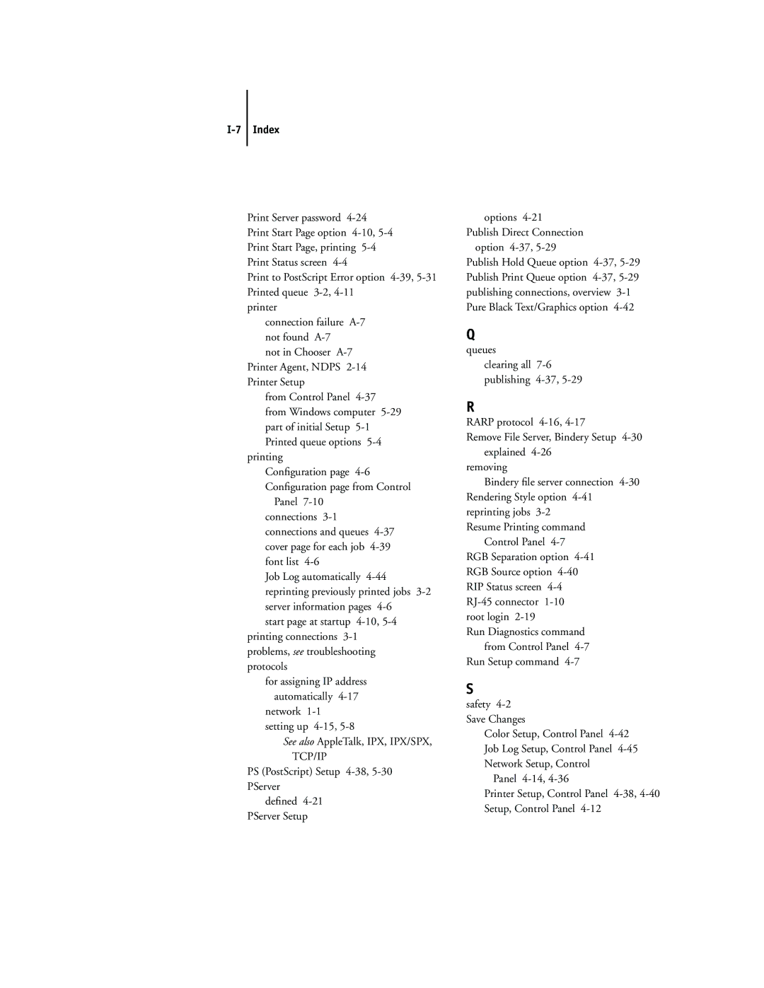 Toshiba GA-1120 manual Tcp/Ip 