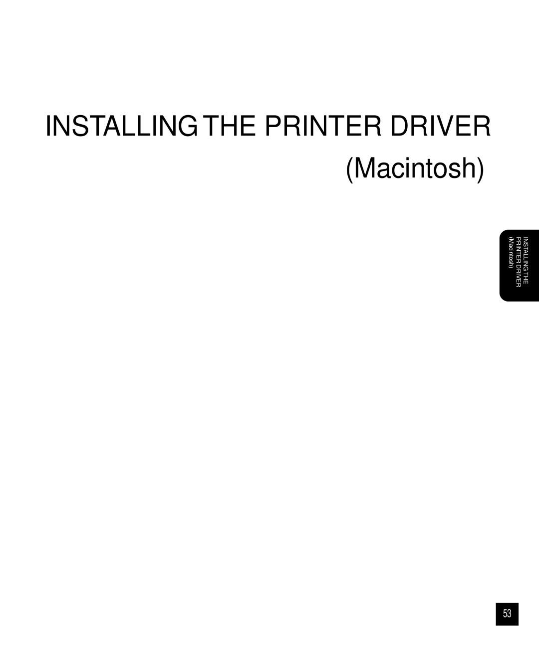 Toshiba GA-1120 setup guide Installing the Printer Driver 