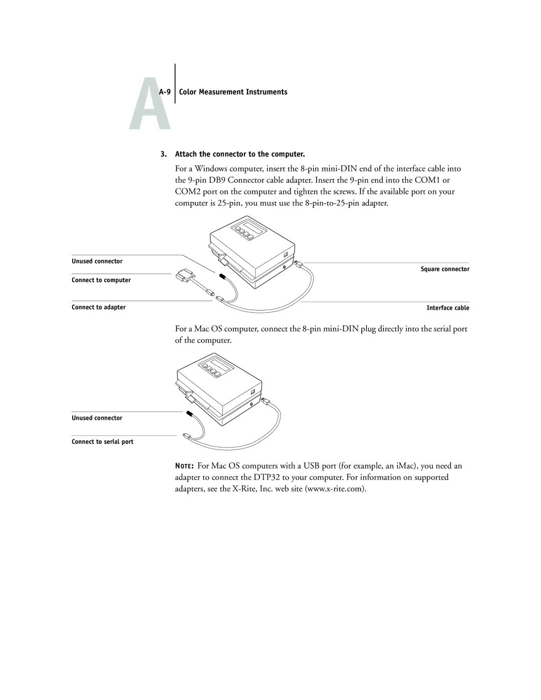 Toshiba GA-1121 manual Interface cable 