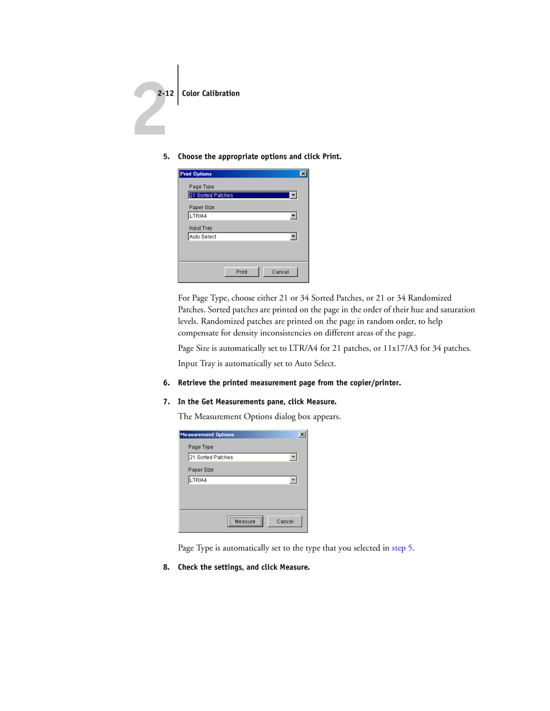 Toshiba GA-1121 manual Check the settings, and click Measure 