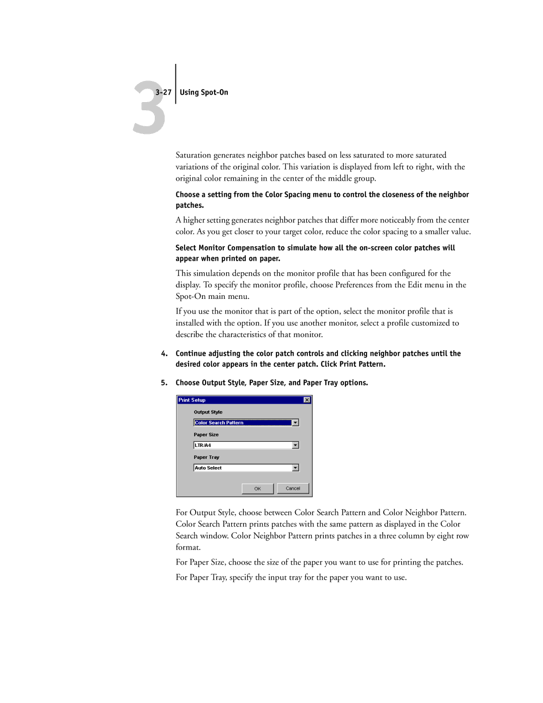 Toshiba GA-1121 manual Using Spot-On 