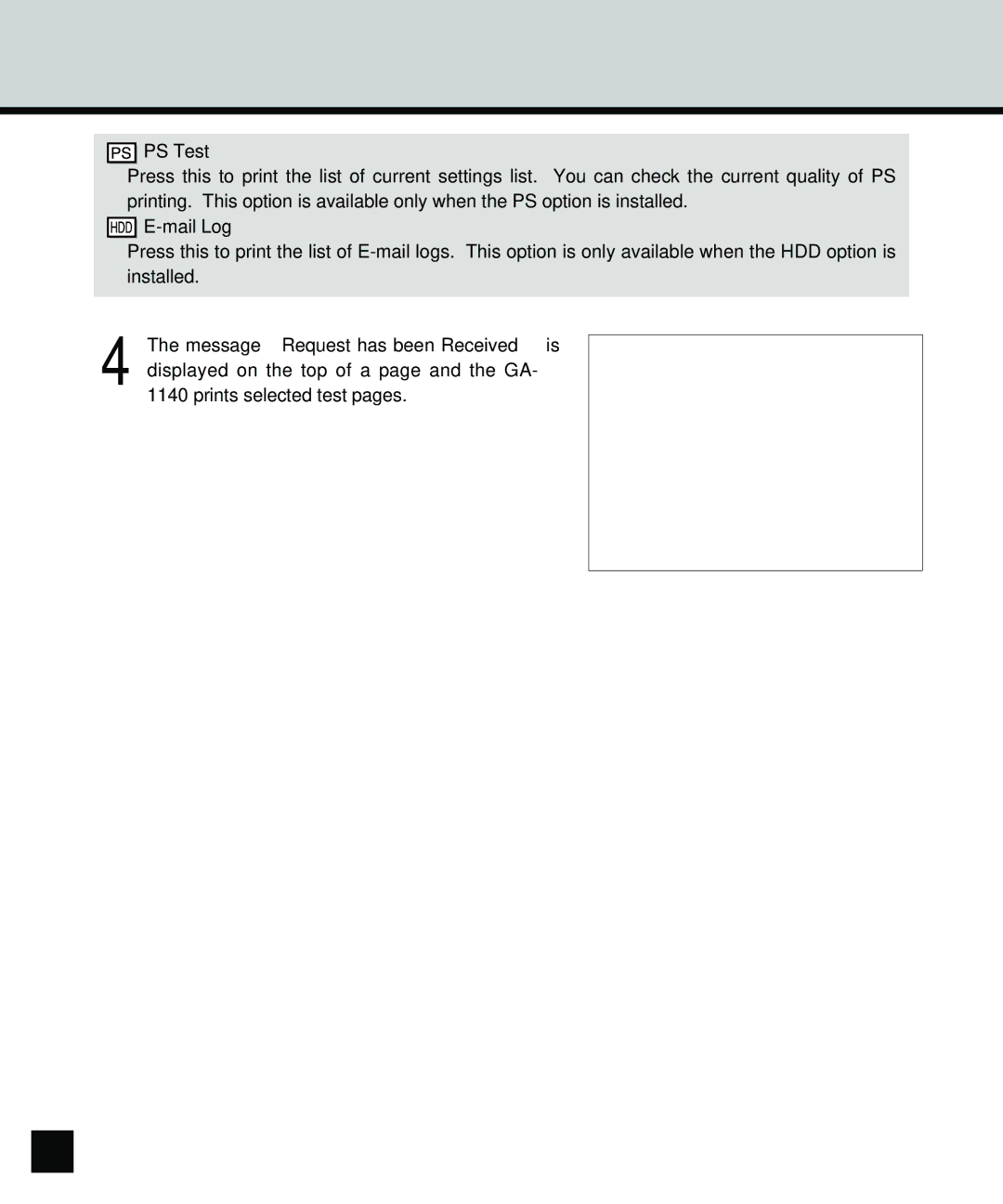 Toshiba GA-1140 manual 120, Mail Log 