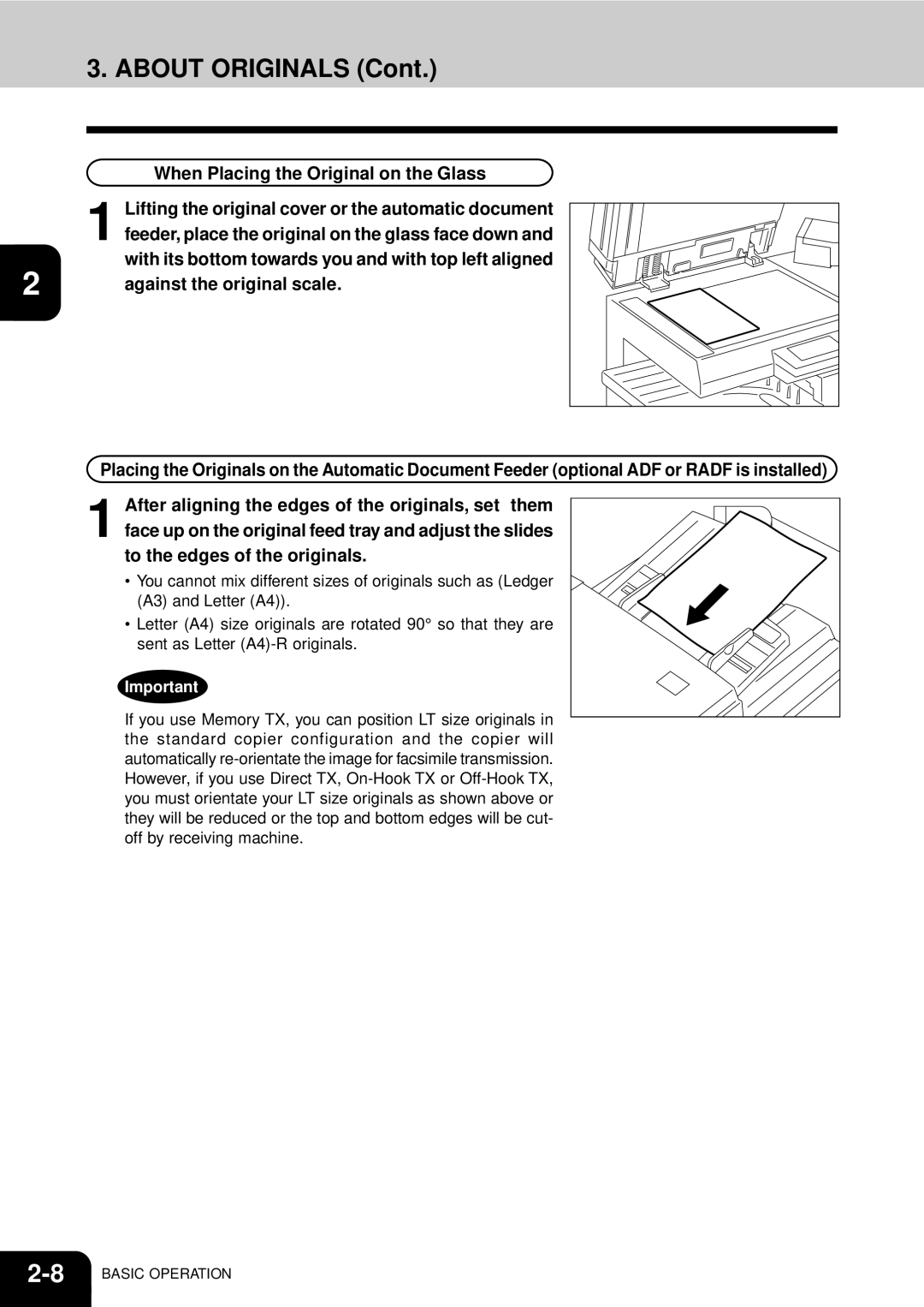 Toshiba GD-1060 manual About Originals, Against the original scale 