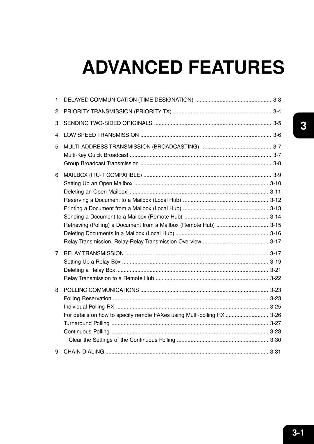 Toshiba GD-1060 manual Advanced Features 