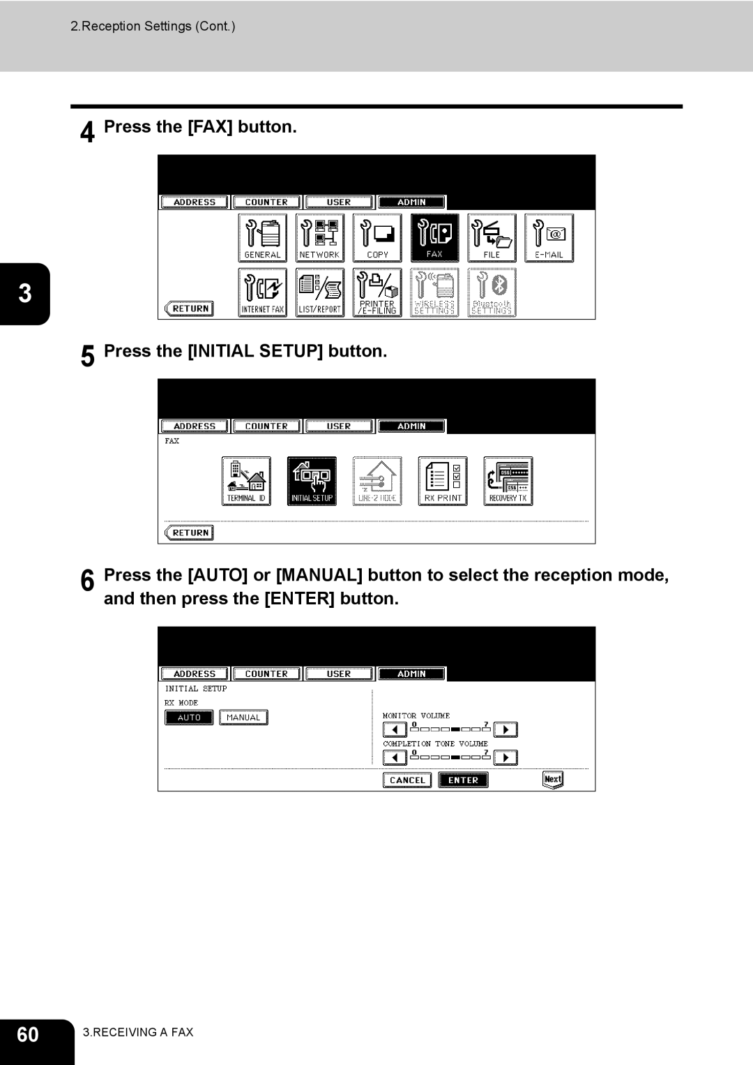 Toshiba GD-1170 manual Reception Settings 