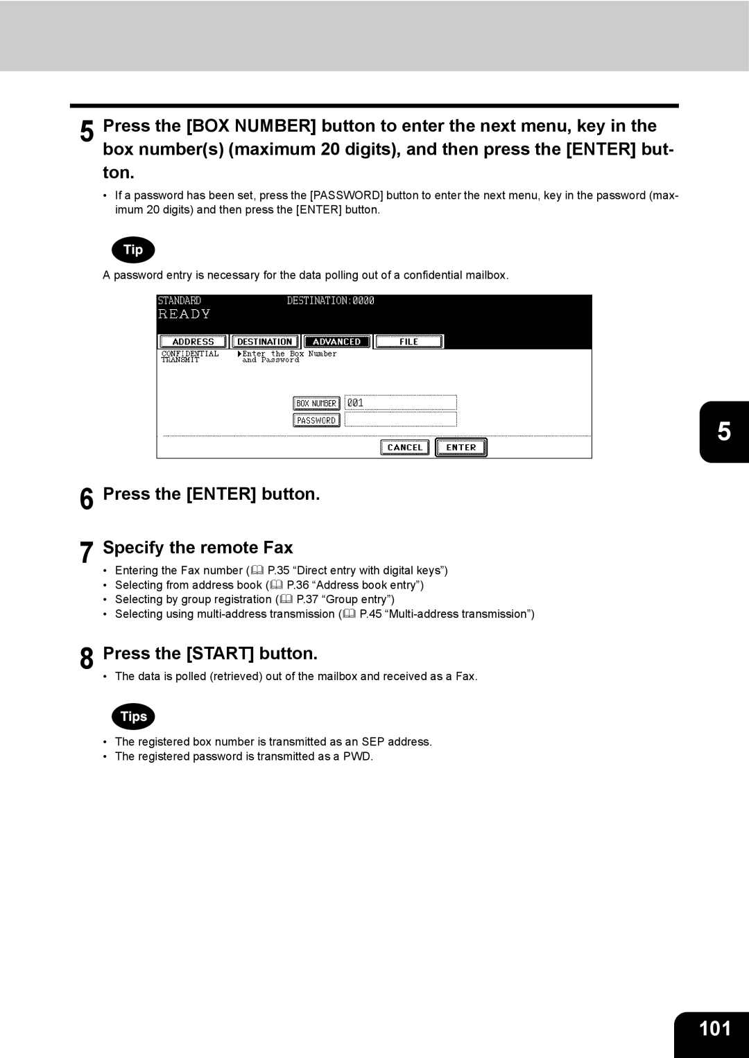 Toshiba GD-1200 manual 101, Press the Start button 