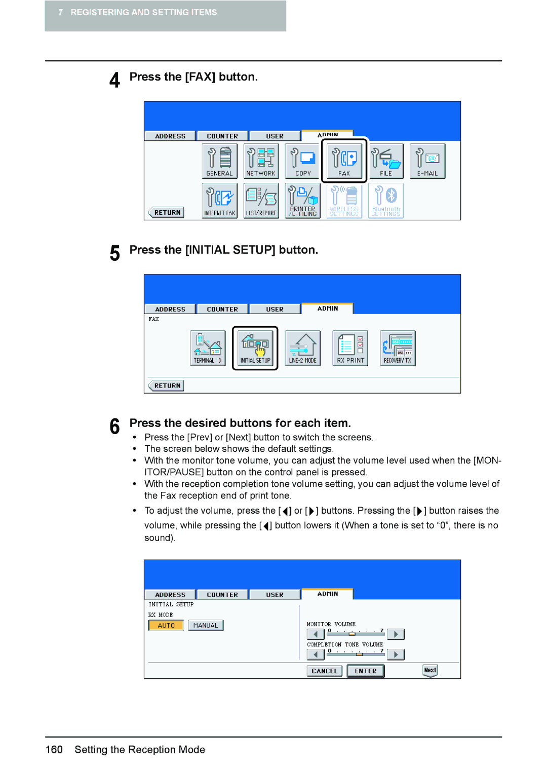 Toshiba GD-1210 manual Setting the Reception Mode 