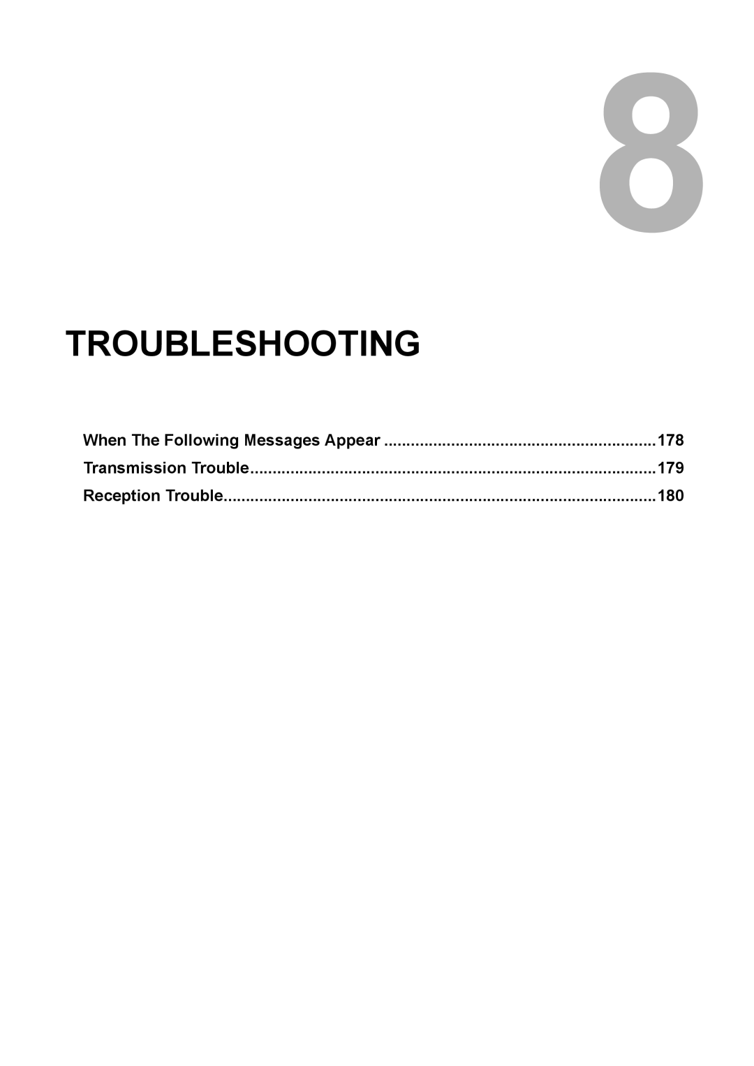 Toshiba GD-1210 manual Troubleshooting 