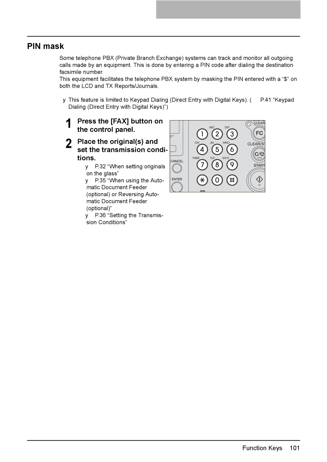 Toshiba GD-1220 manual PIN mask 