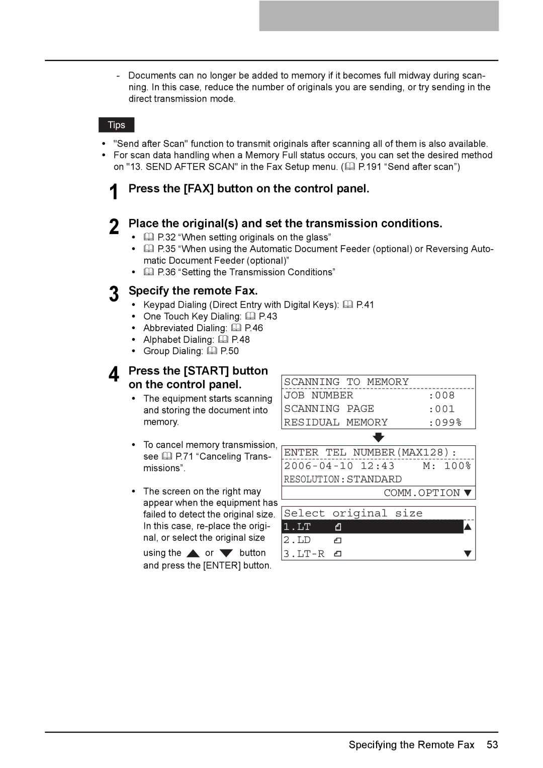 Toshiba GD-1220 manual Keypad Dialing Direct Entry with Digital Keys P.41 