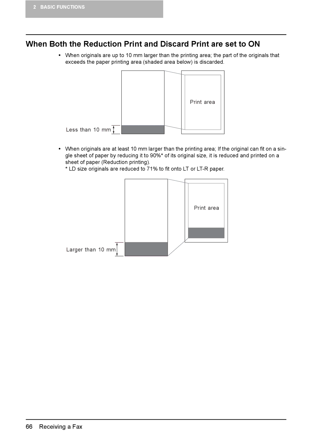 Toshiba GD-1220 manual Receiving a Fax 