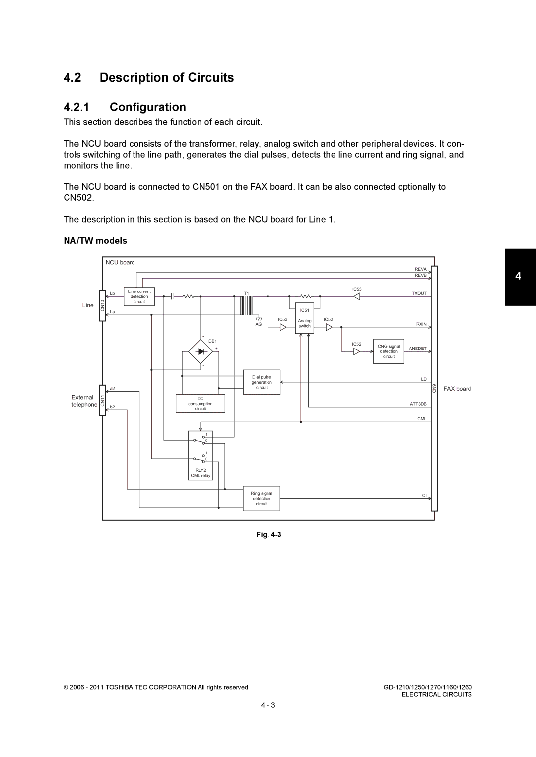 Toshiba GD-1250, GD-1260, GD-1270, GD-1160, GD-1210 service manual Description of Circuits, Configuration 