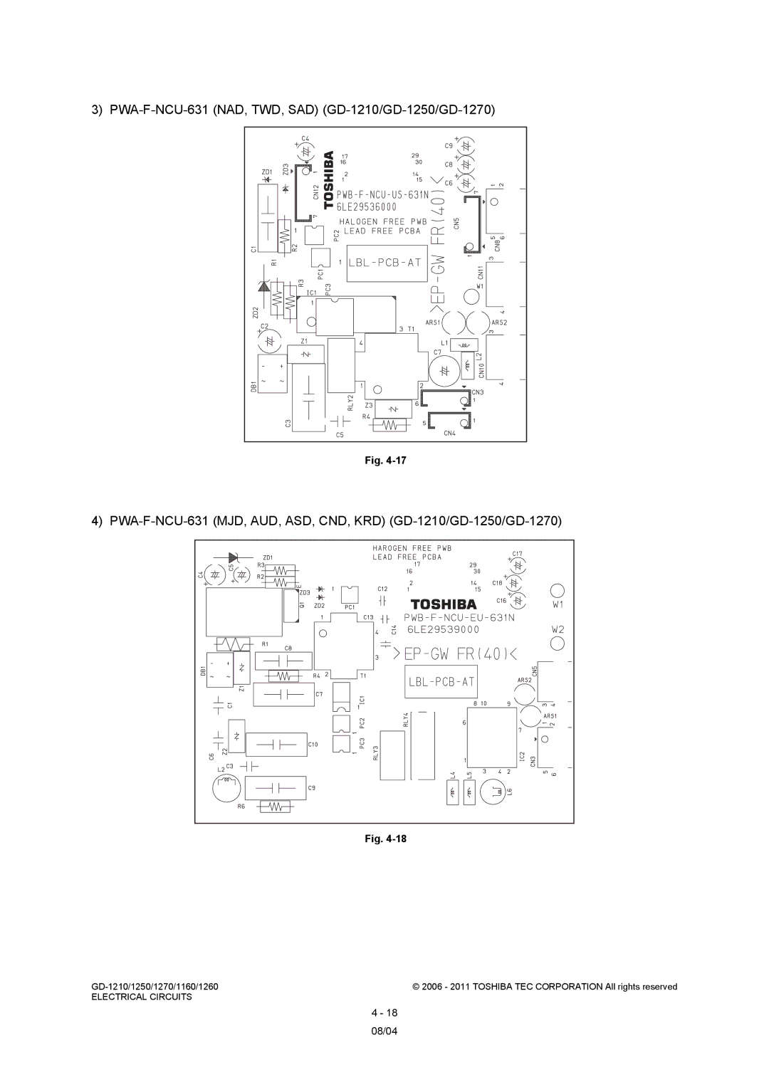 Toshiba GD-1250, GD-1260, GD-1270, GD-1160, GD-1210 service manual 08/04 