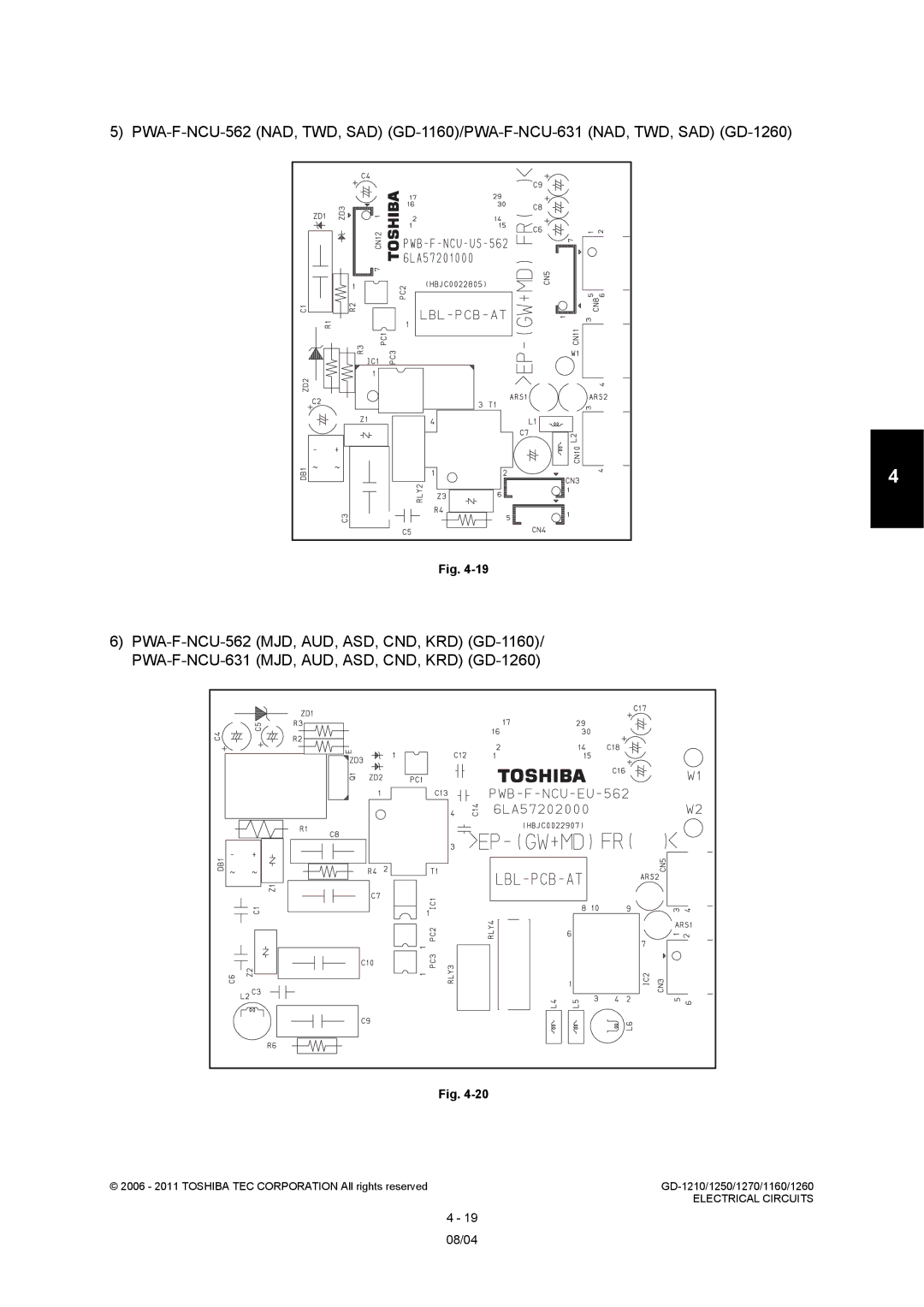 Toshiba GD-1270, GD-1260, GD-1250, GD-1160, GD-1210 service manual 08/04 