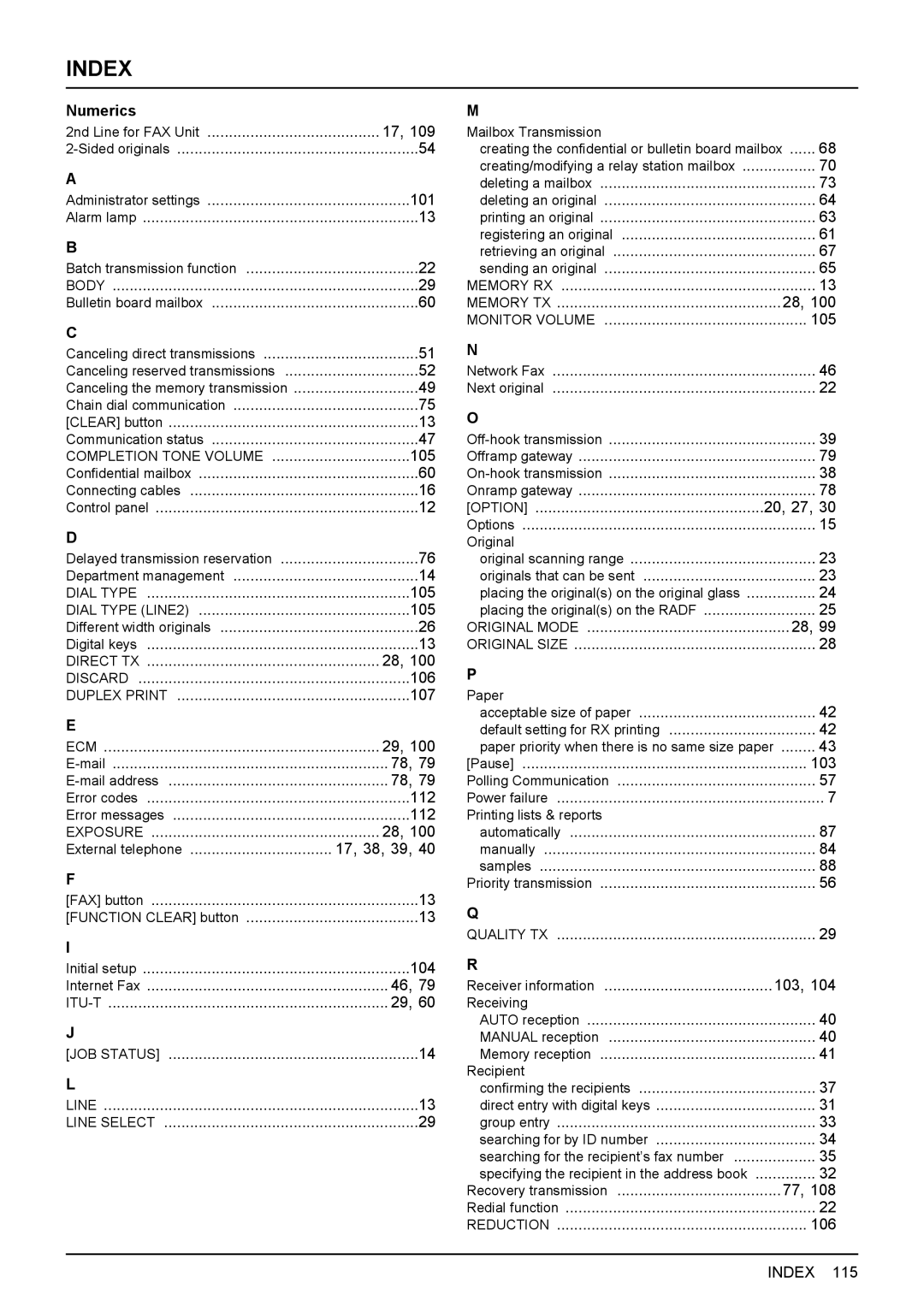 Toshiba GD-1260, GD-1250, GD-1270 manual Index, Numerics 