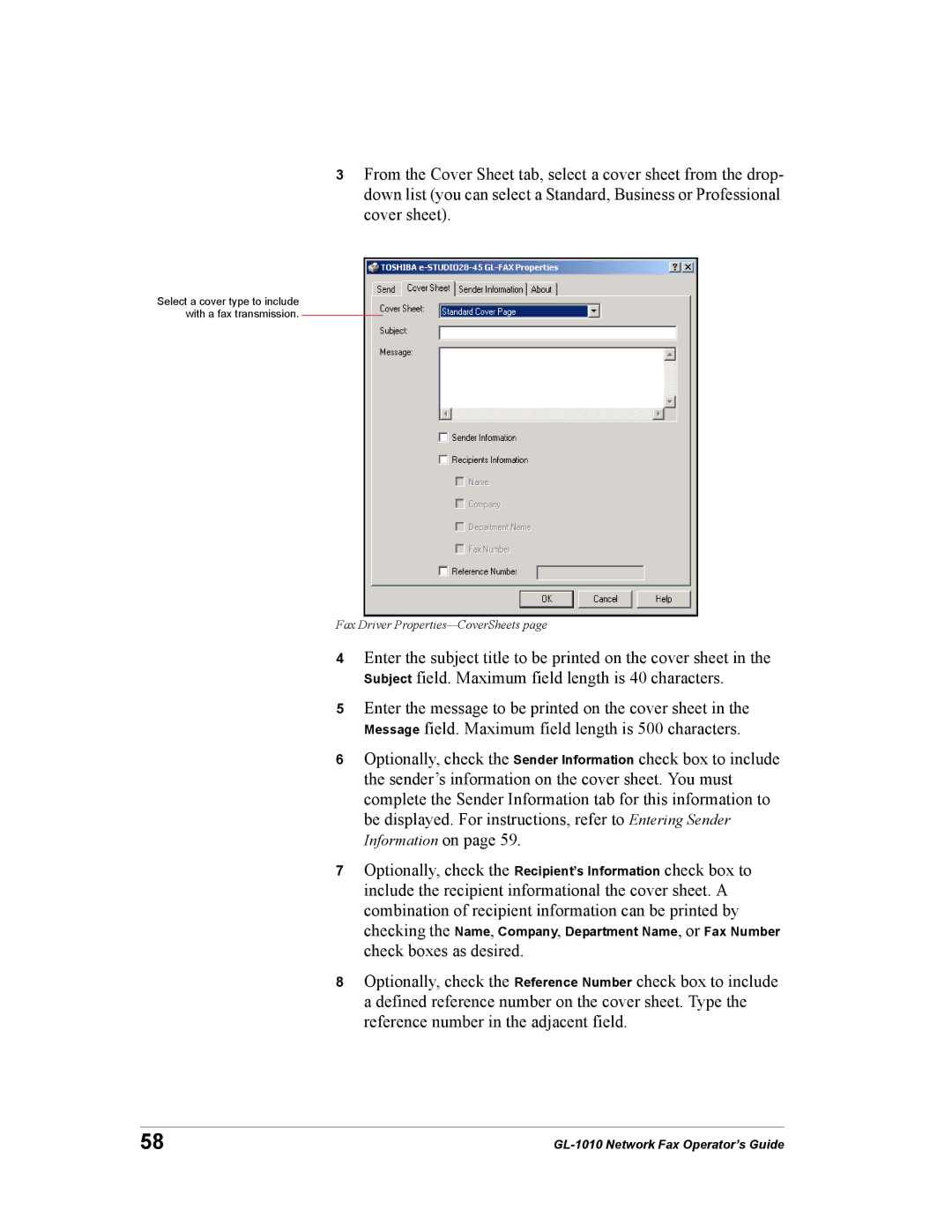 Toshiba GL-1010 manual Checking the Name, Company, Department Name, or Fax Number 