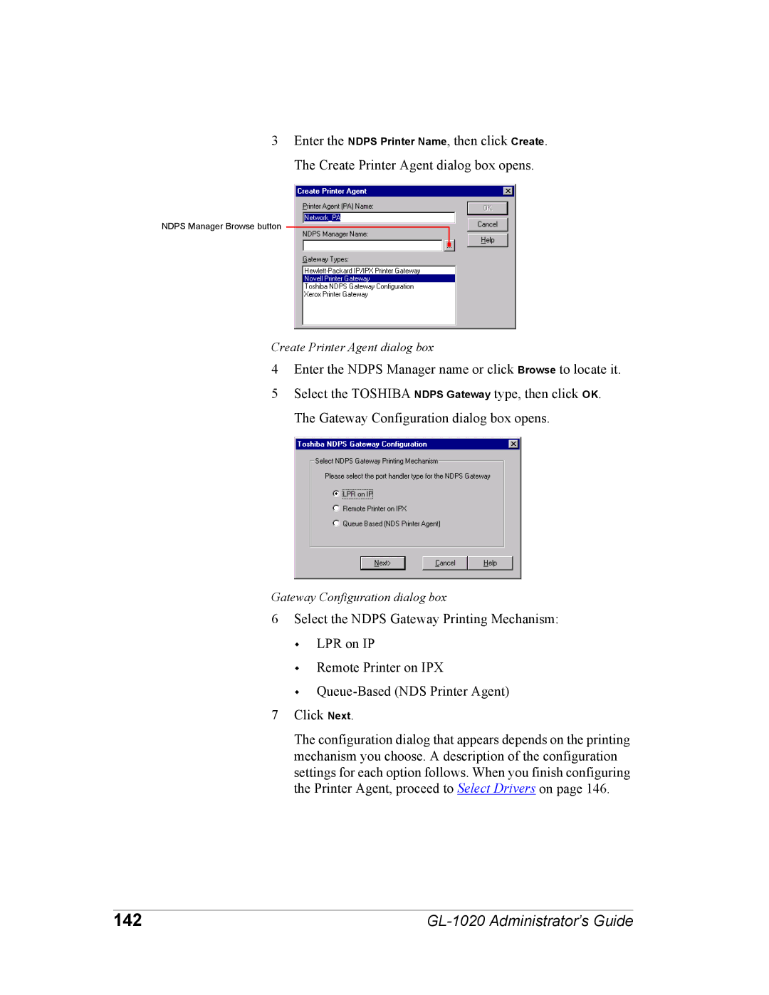 Toshiba GL-1020 manual 142 