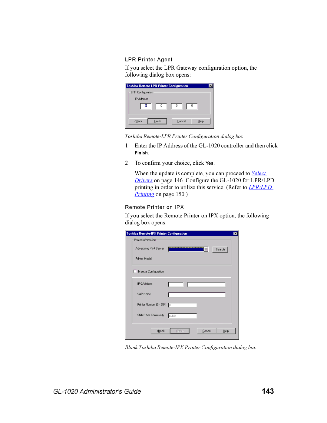 Toshiba GL-1020 manual 143 