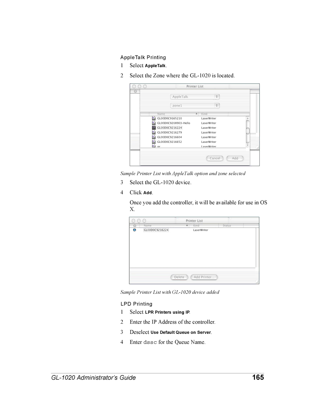 Toshiba GL-1020 manual 165 