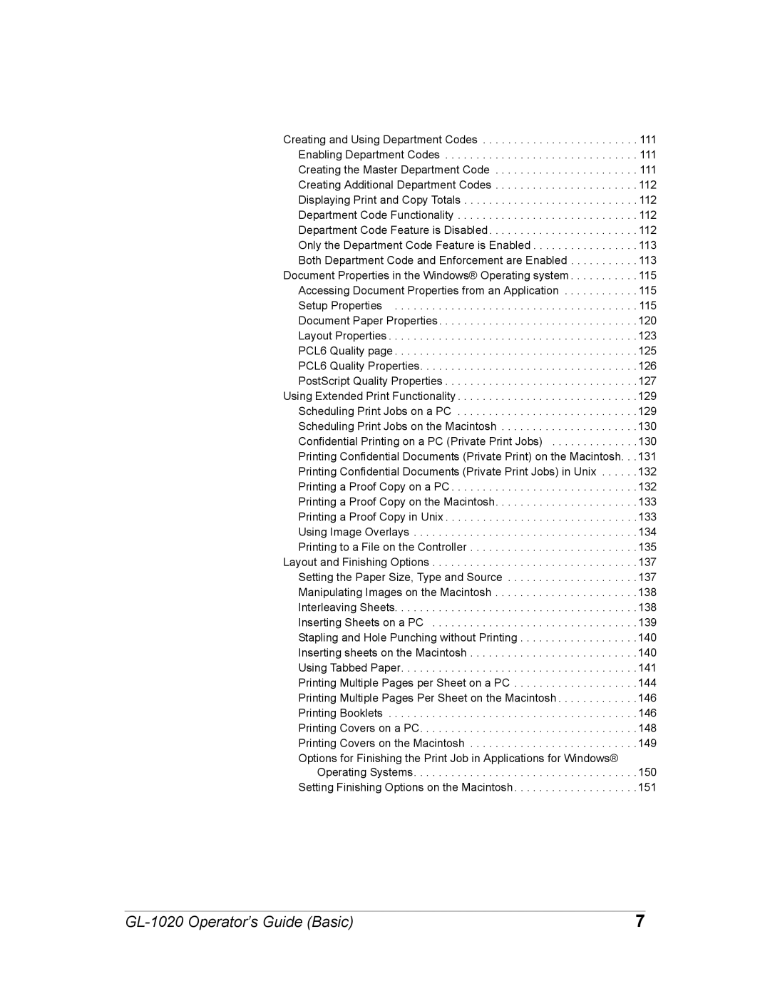 Toshiba GL-1020 manual Creating and Using Department Codes 