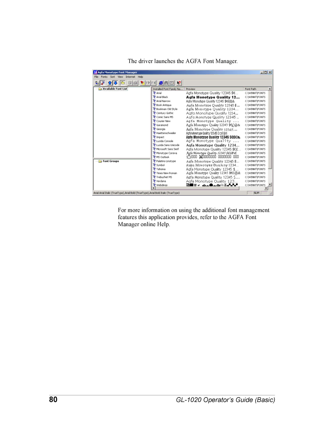 Toshiba manual GL-1020 Operator’s Guide Basic 