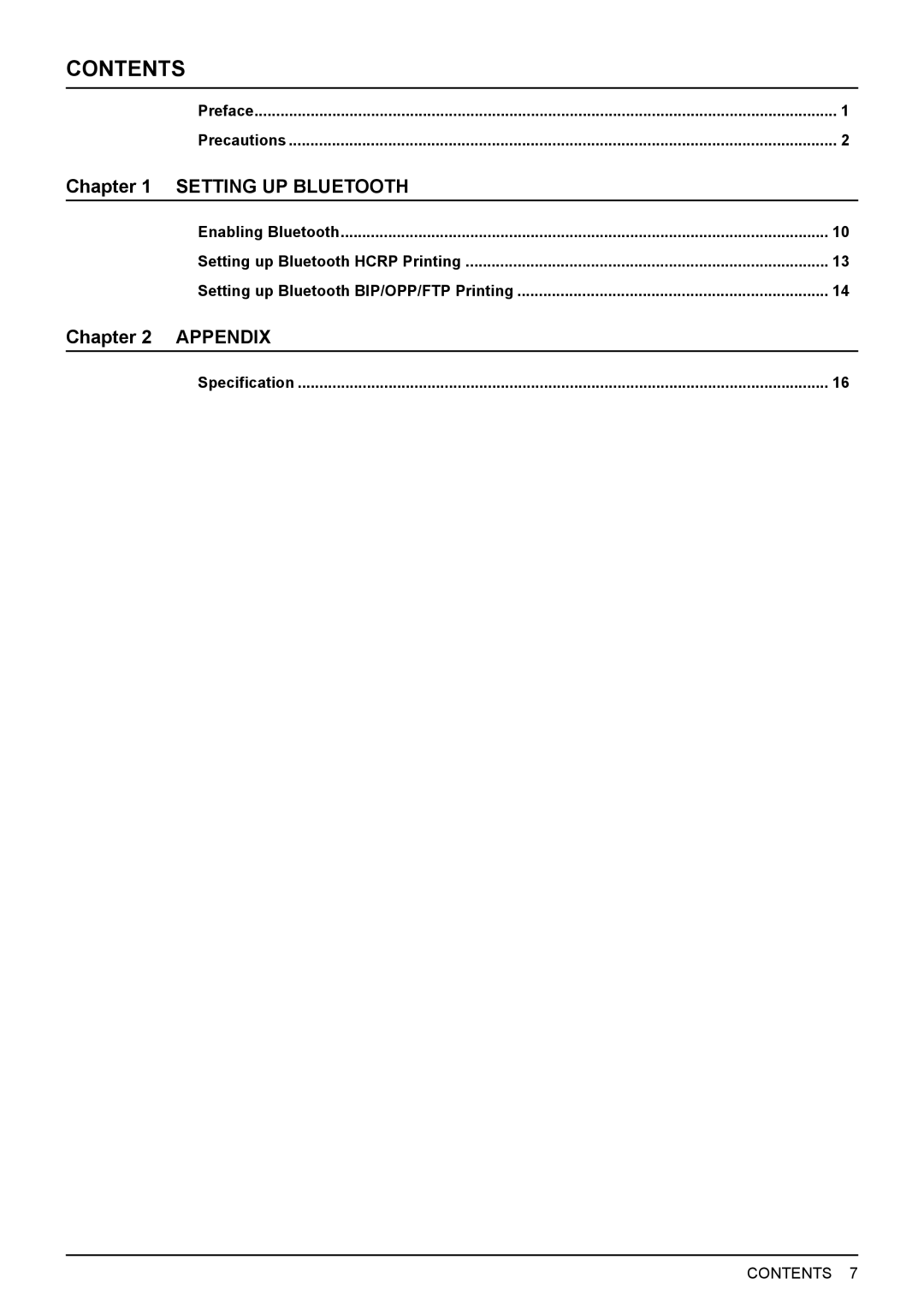 Toshiba GN-2010 manual Contents 