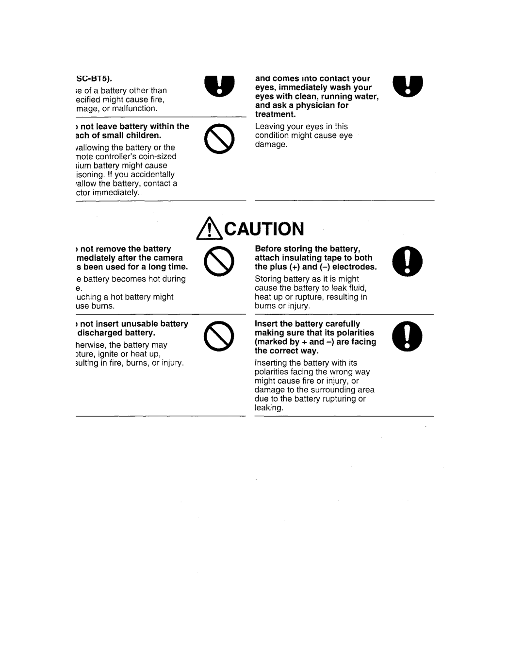 Toshiba GSC-R30 owner manual 