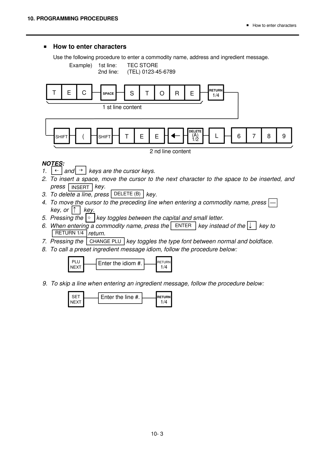 Toshiba EO1-32003BE, H-9100N-CA, H-9100N-US owner manual How to enter characters 