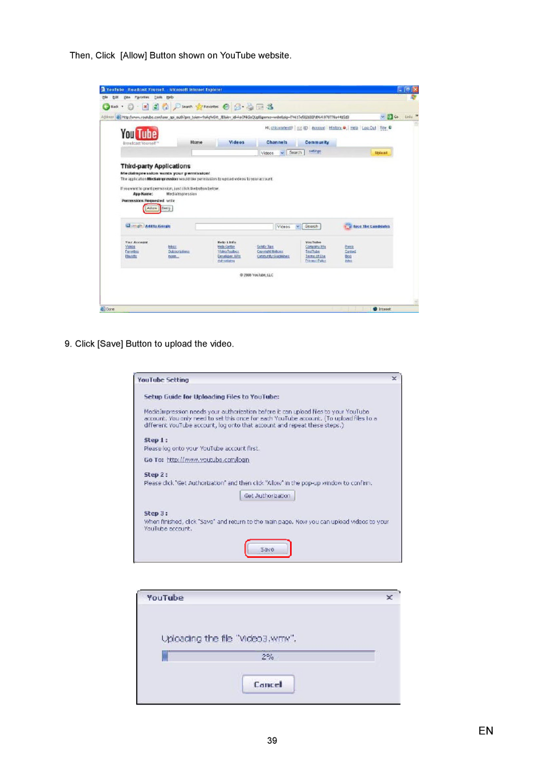 Toshiba H20 user manual 