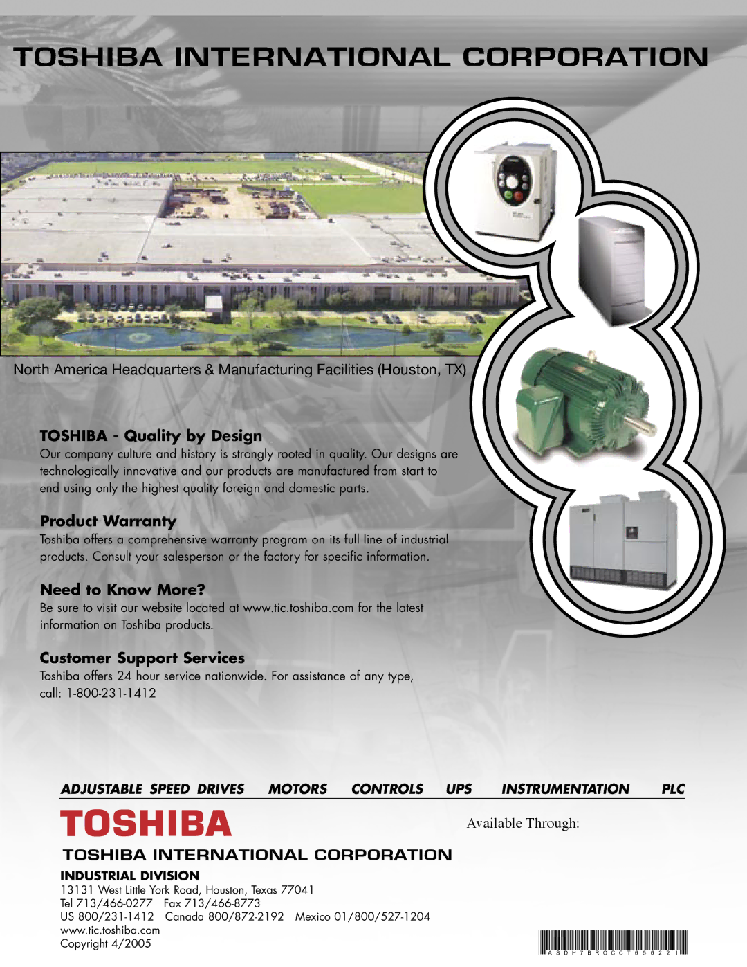 Toshiba H7 Series manual ASDh7brocct050221 